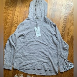 MENS LARGE LINEN PROJEK RAW HOODIE